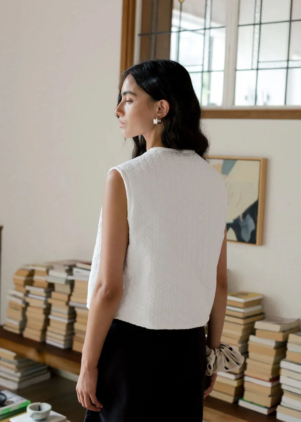 A BRONZE AGE - VESTE HIGHLAND - EYELET BLANC/MONTAUK - PÉ25