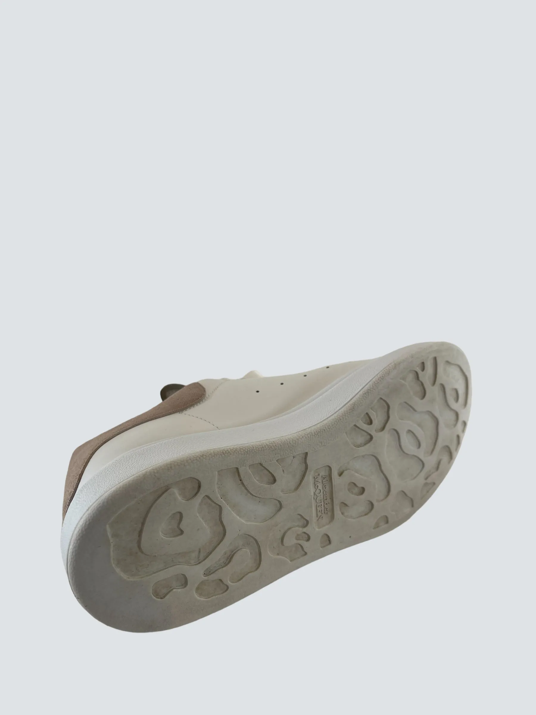 Alexander McQueen White Leather Trainers - UK 5