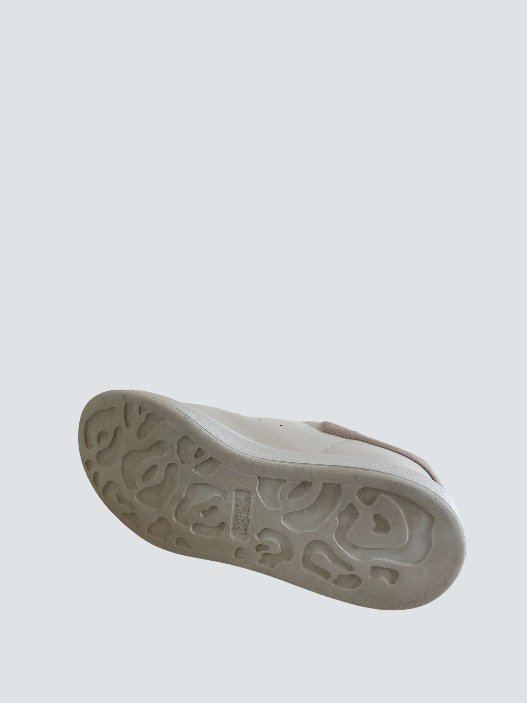 Alexander McQueen White Leather Trainers - UK 5