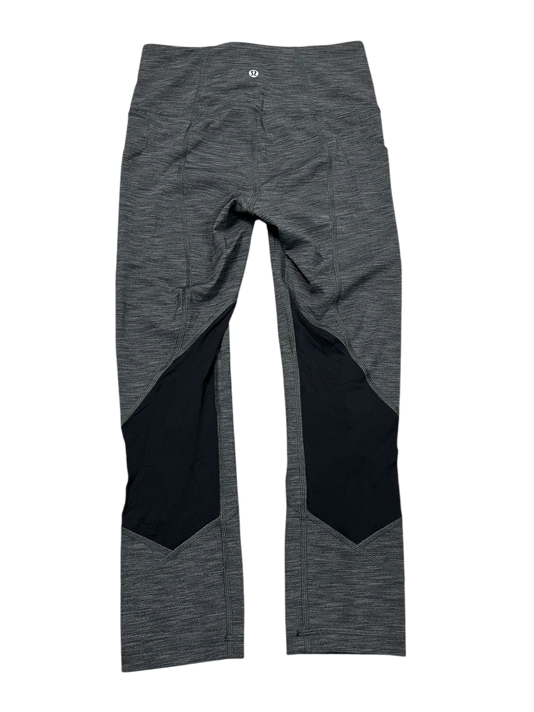 Athletic Leggings By Lululemon In Grey, Size:S