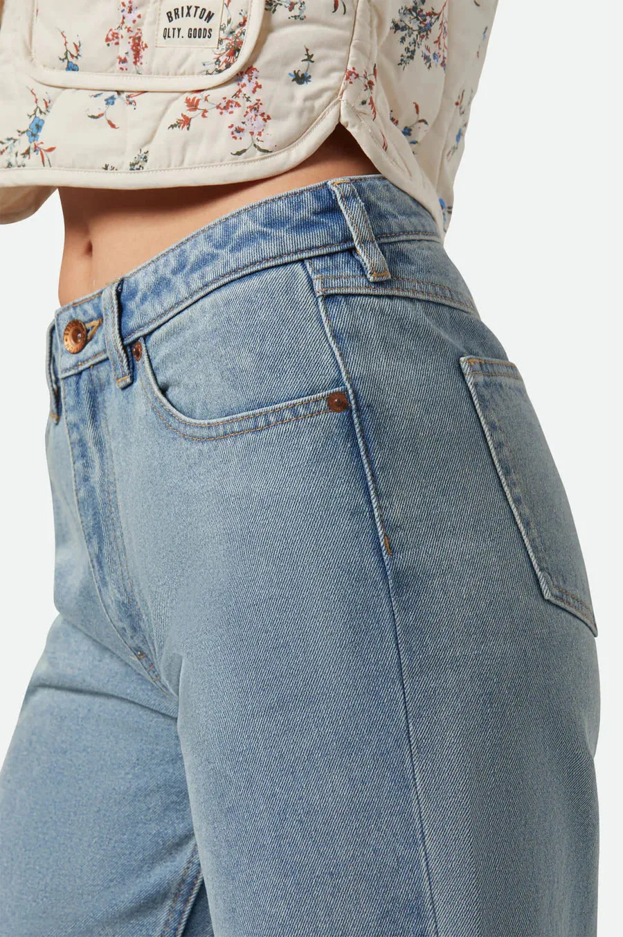 BRIXTON - PANTALON COURT MARGO - DENIM LÉGER - PÉ25