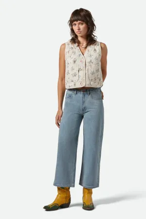 BRIXTON - PANTALON COURT MARGO - DENIM LÉGER - PÉ25