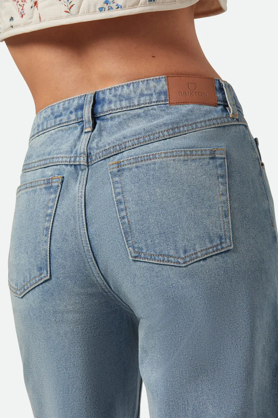 BRIXTON - PANTALON COURT MARGO - DENIM LÉGER - PÉ25