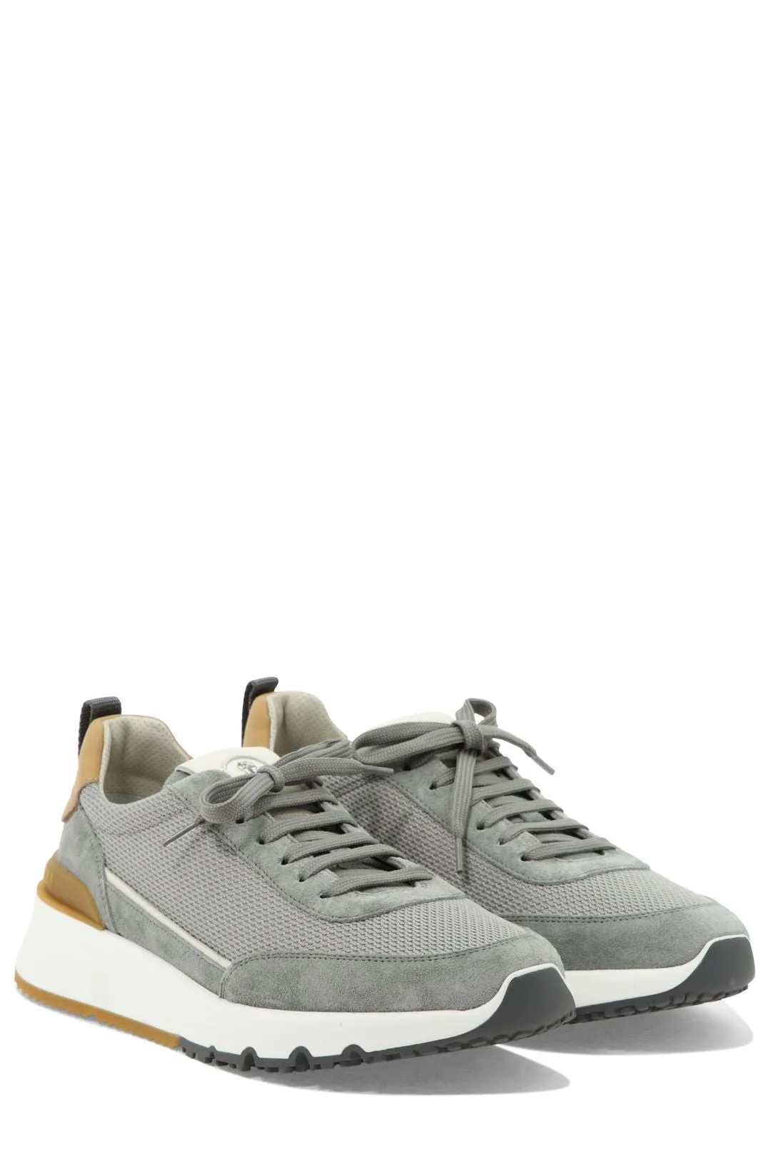 Brunello Cucinelli Logo Detailed Low-Top Sneakers