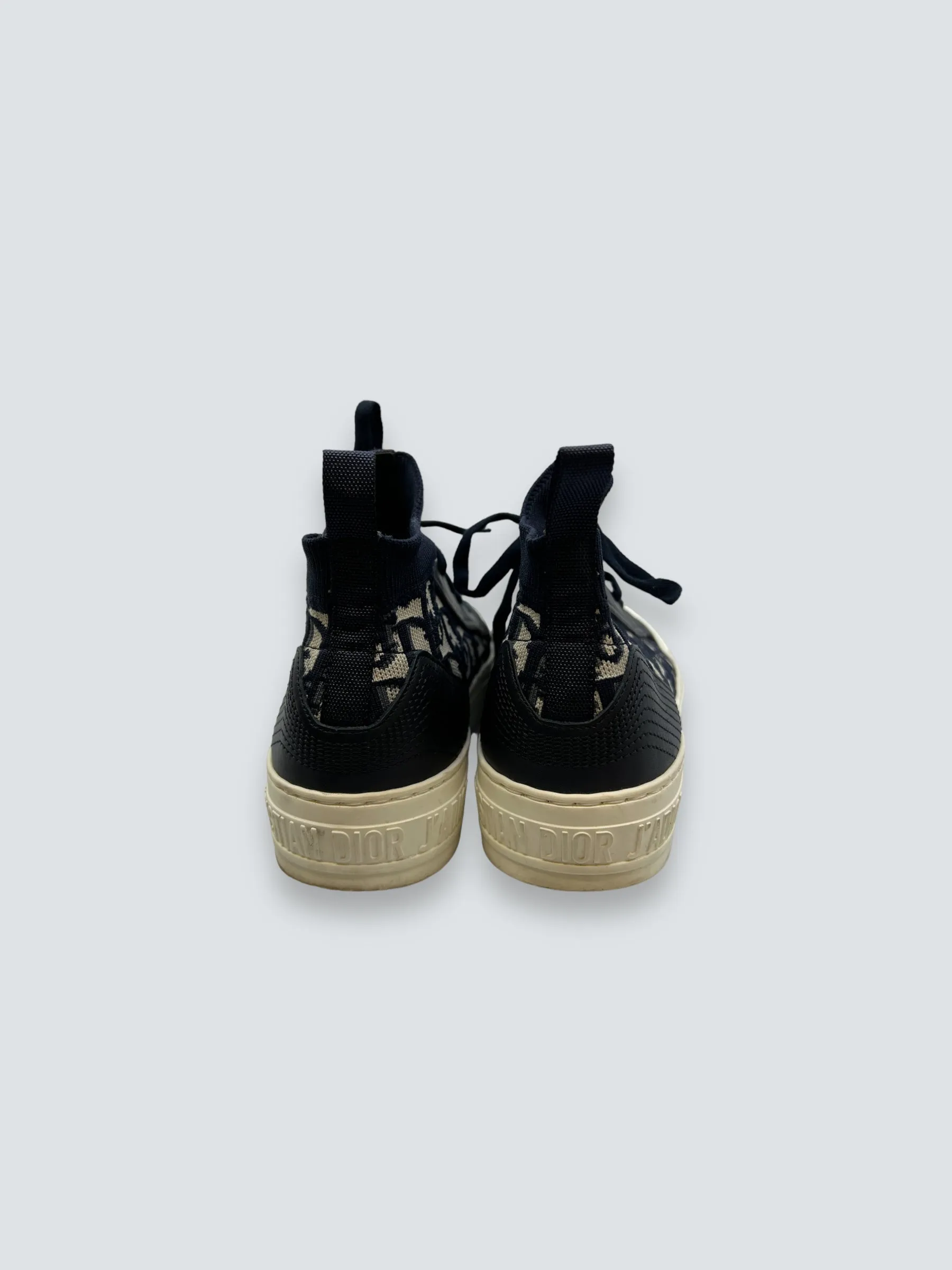 Christian Dior Monogram Canvas Hi Top Trainers - EU 35.5
