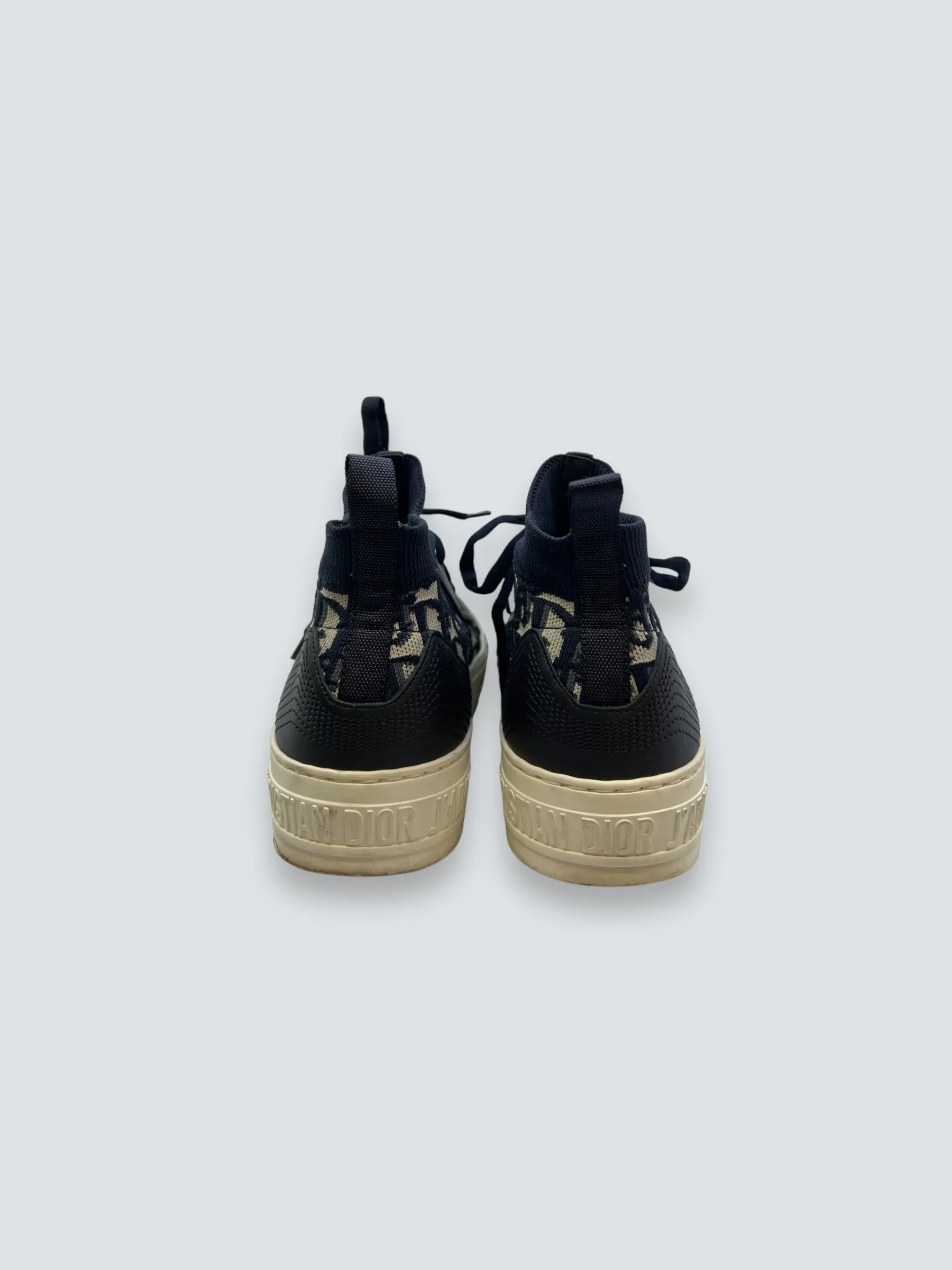 Christian Dior Monogram Canvas Hi Top Trainers - EU 35.5