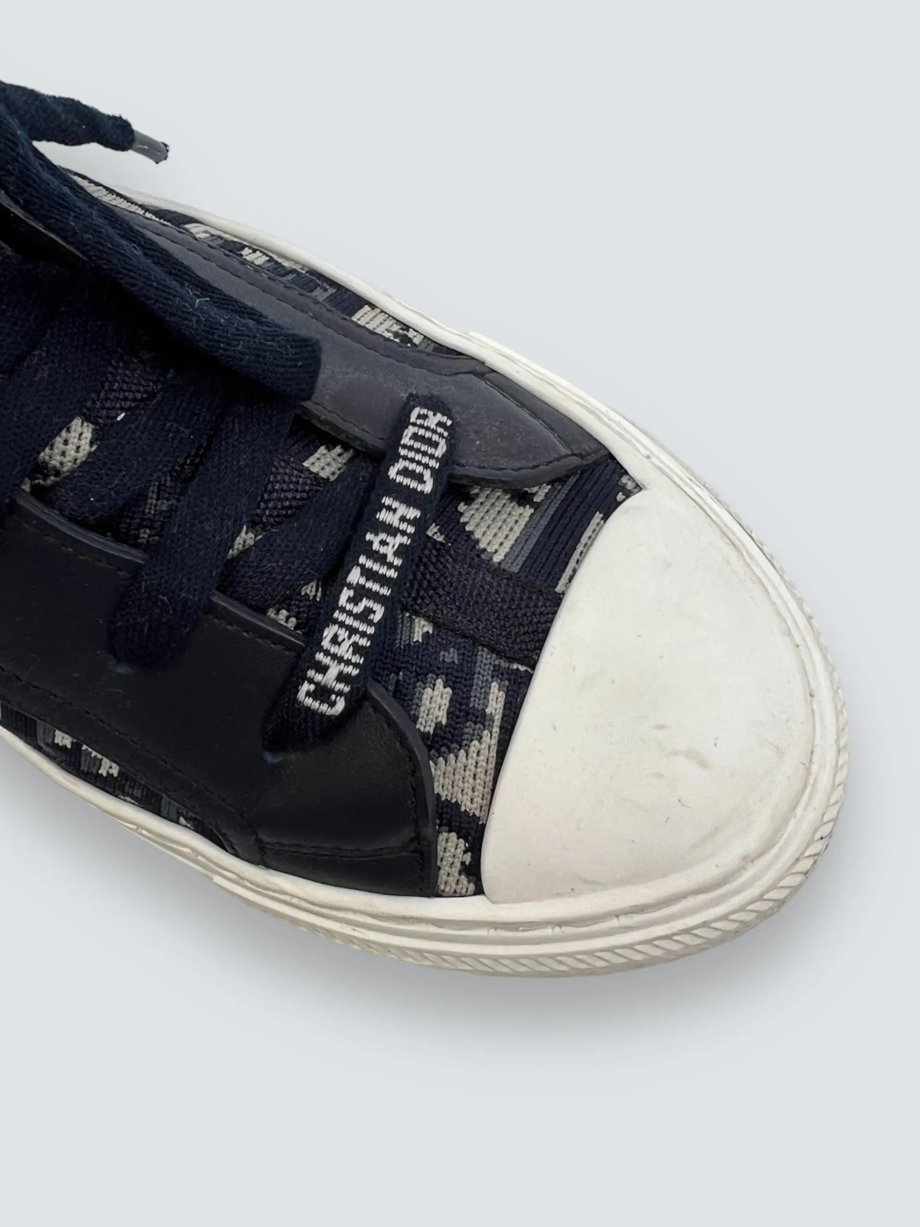 Christian Dior Monogram Canvas Hi Top Trainers - EU 35.5