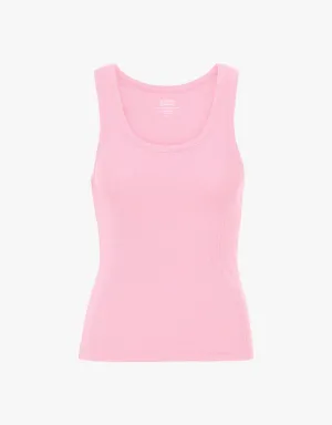 COLORFUL STANDARD - CAMISOLE COTELÉ - FLAMINGO