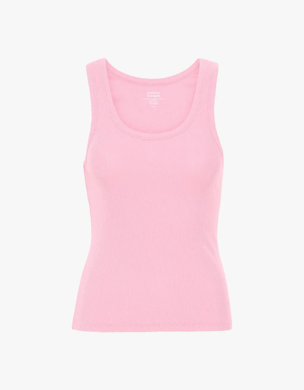 COLORFUL STANDARD - CAMISOLE COTELÉ - FLAMINGO