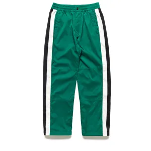 Criminal Damage Snap Vent Track Pant - Green/Off White