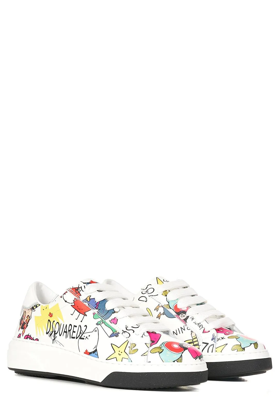 Dsquared2 Graphic Printed Low-Top Sneakers