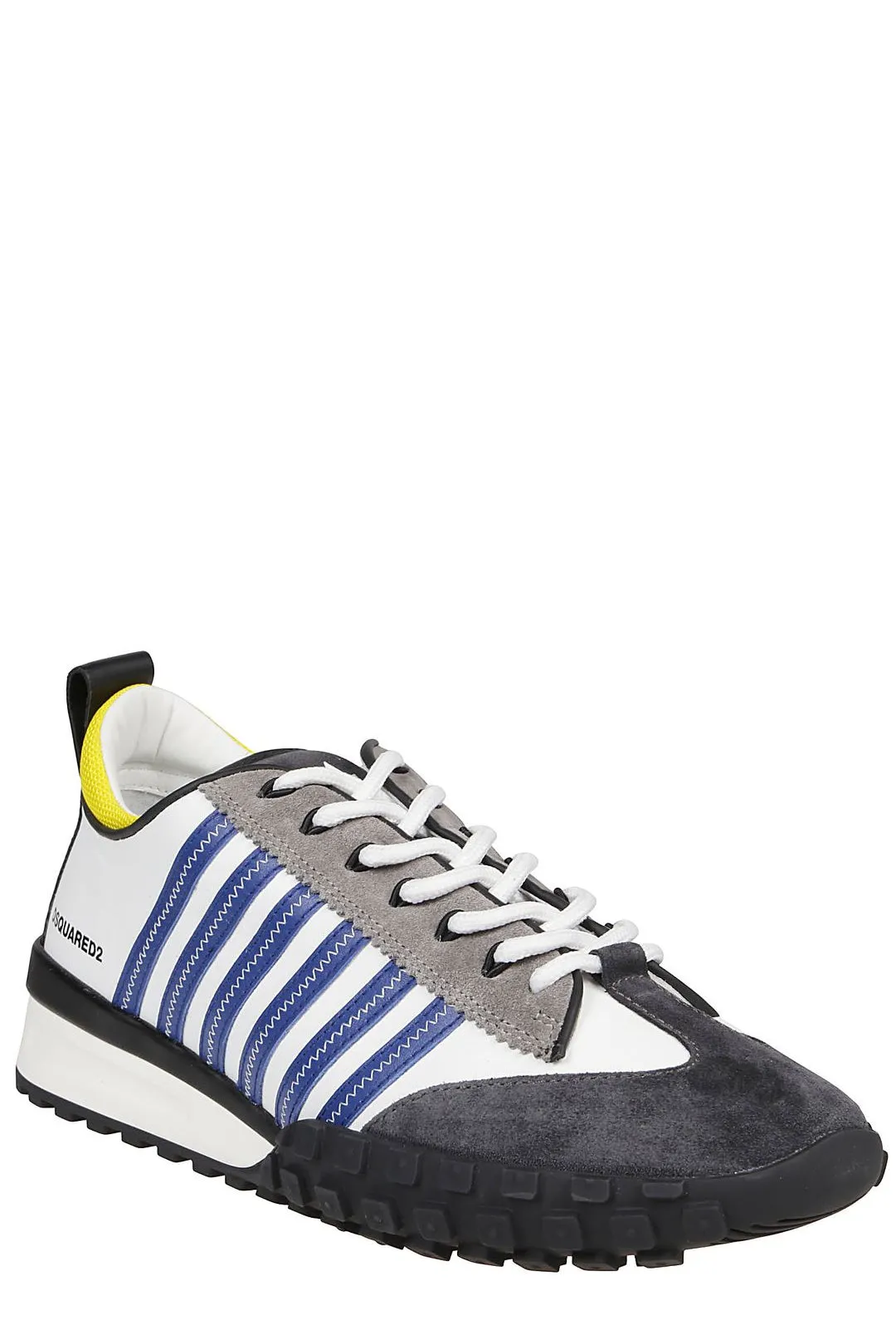 Dsquared2 Logo Print Striped Low-Top Sneakers