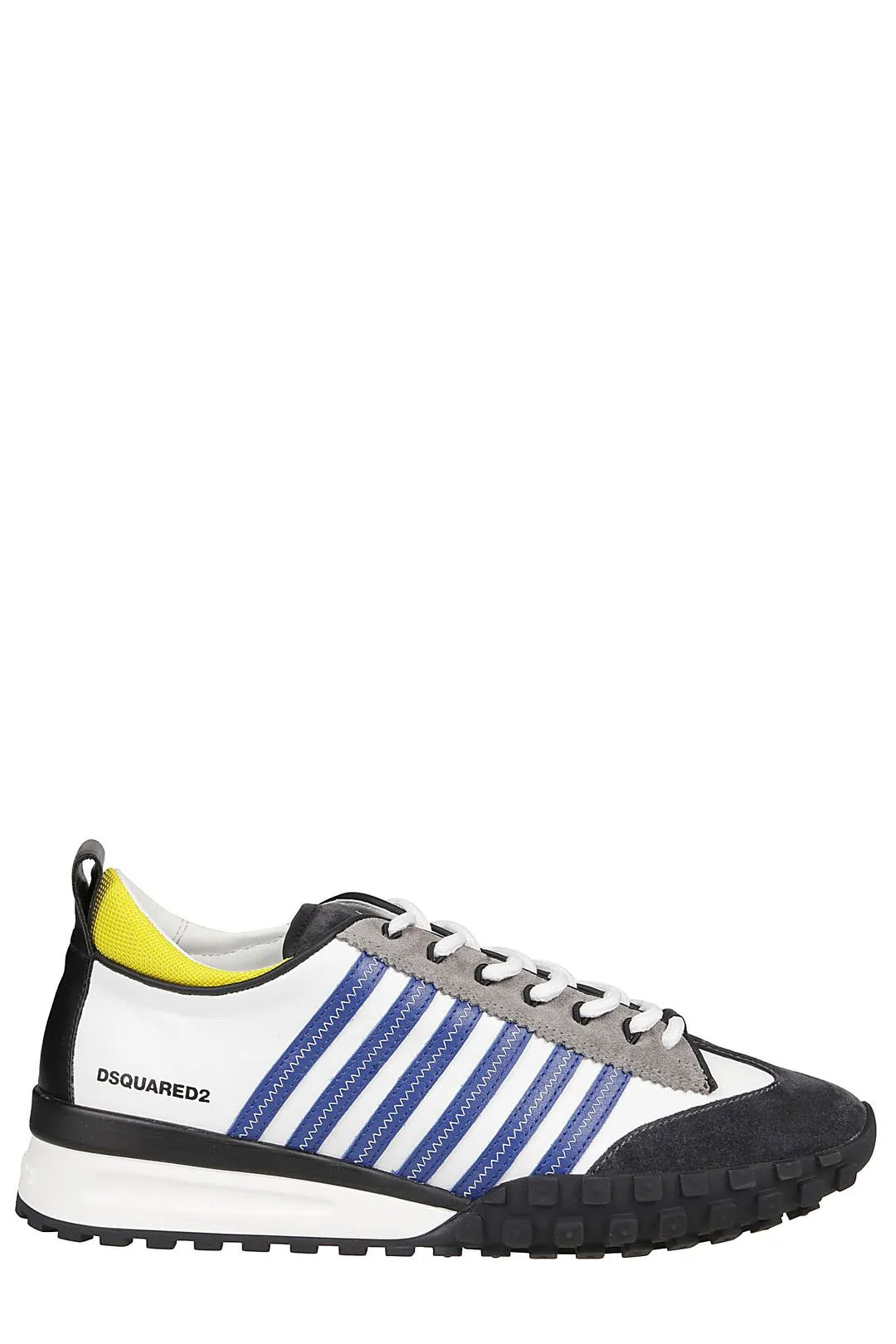 Dsquared2 Logo Print Striped Low-Top Sneakers
