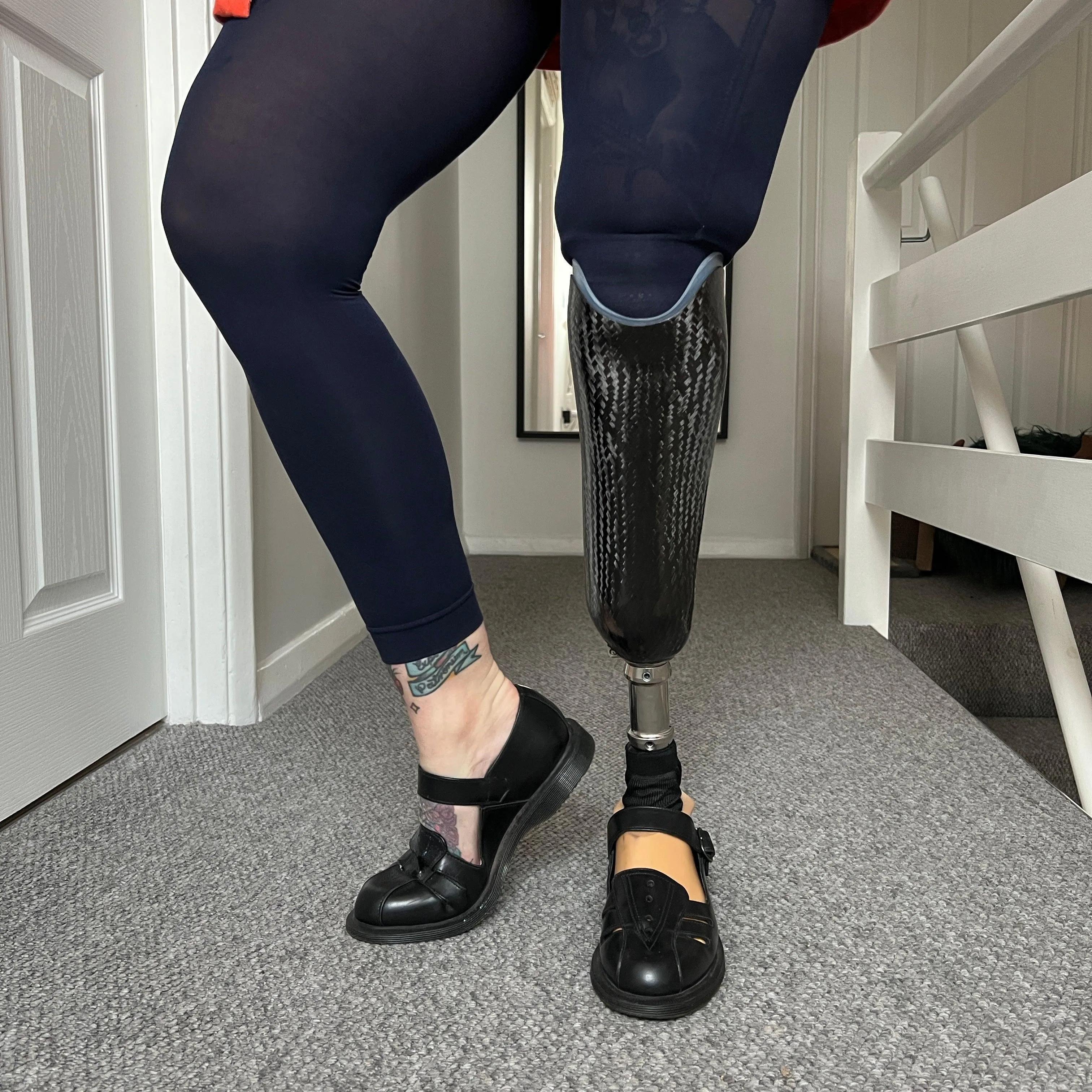 Footless Tights - Navy
