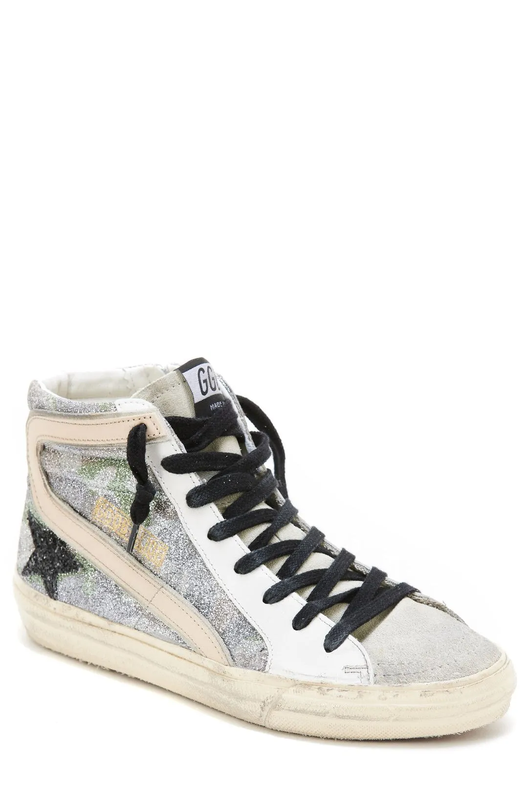 Golden Goose Deluxe Brand Star Patch High-Top Sneakers