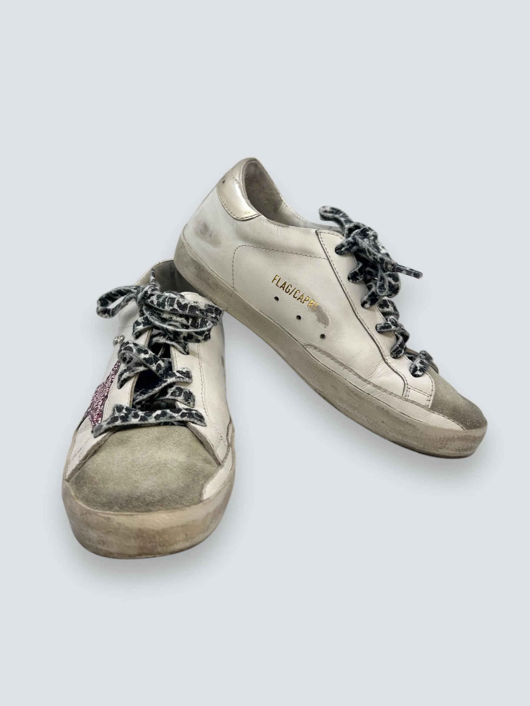 Golden Goose Pink Trainers - Size UK 4