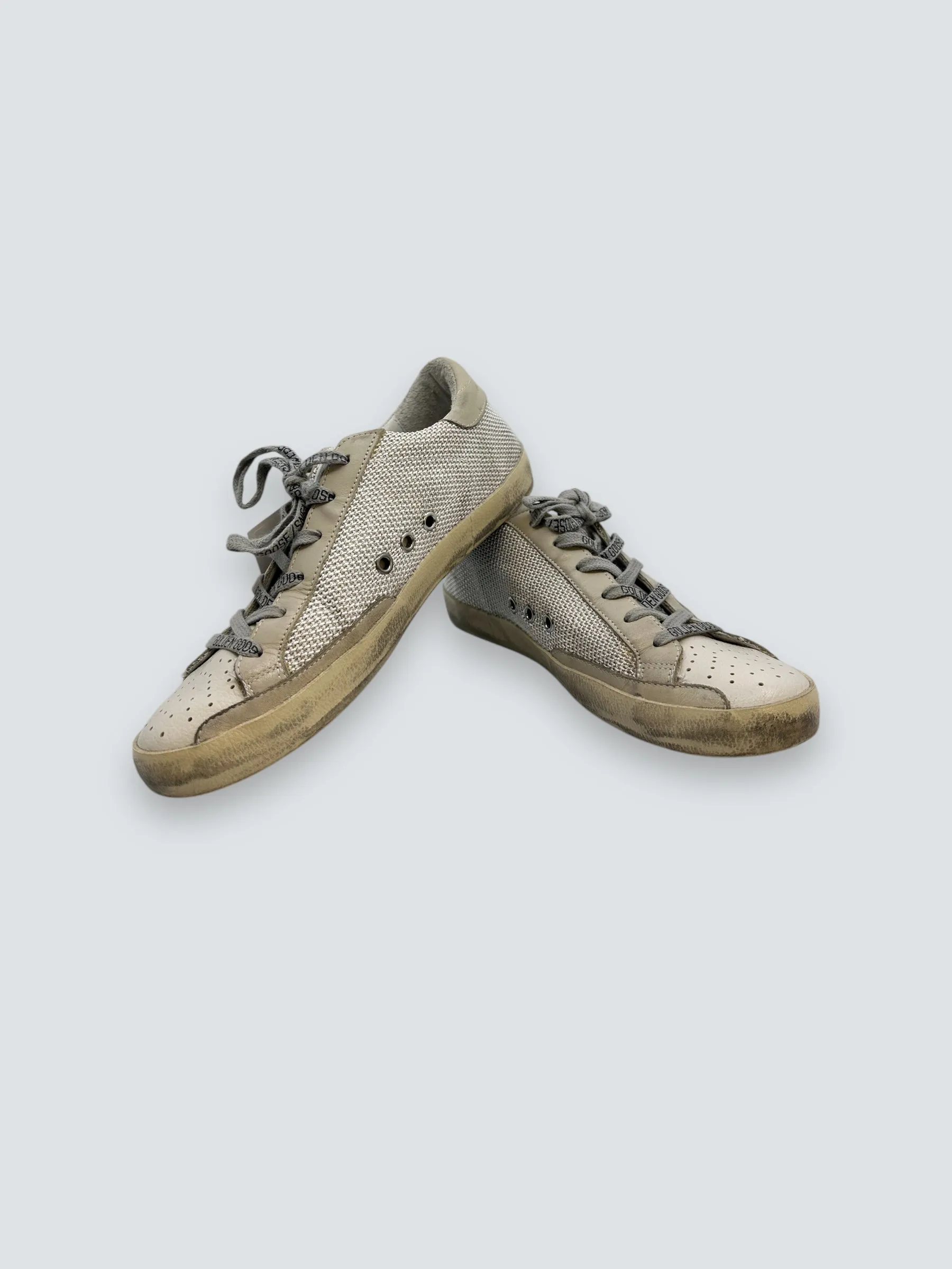 Golden Goose Size UK 4 Leopard Print Trainers