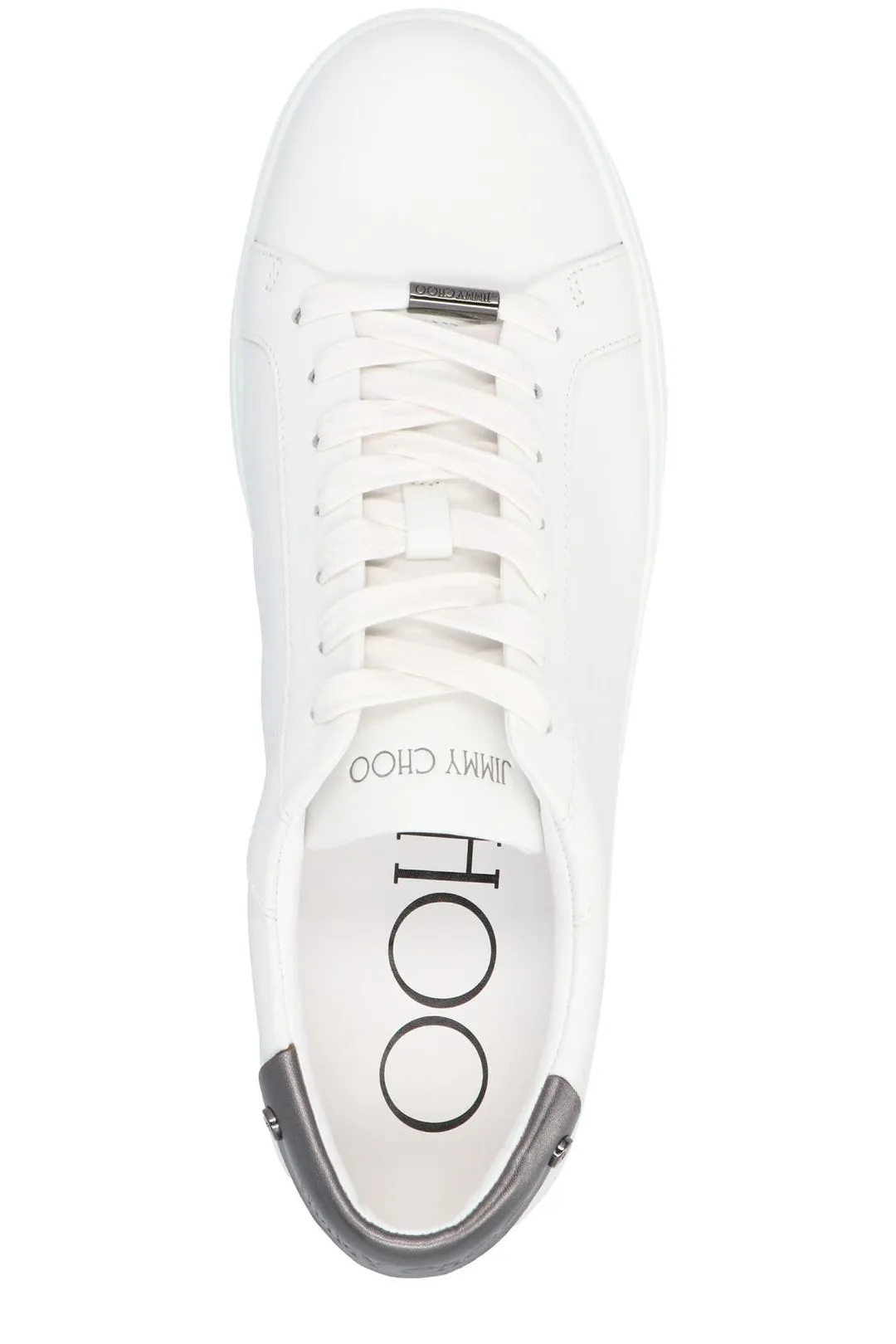 Jimmy Choo Round Toe Low-Top Trainers