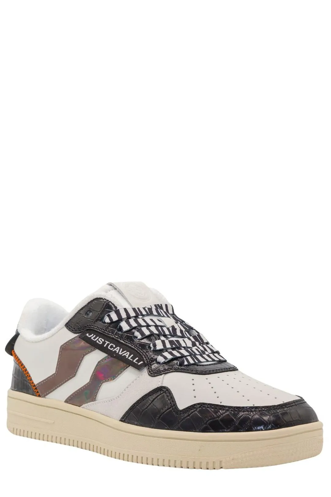 Just Cavalli Panelled Low-Top Trainers