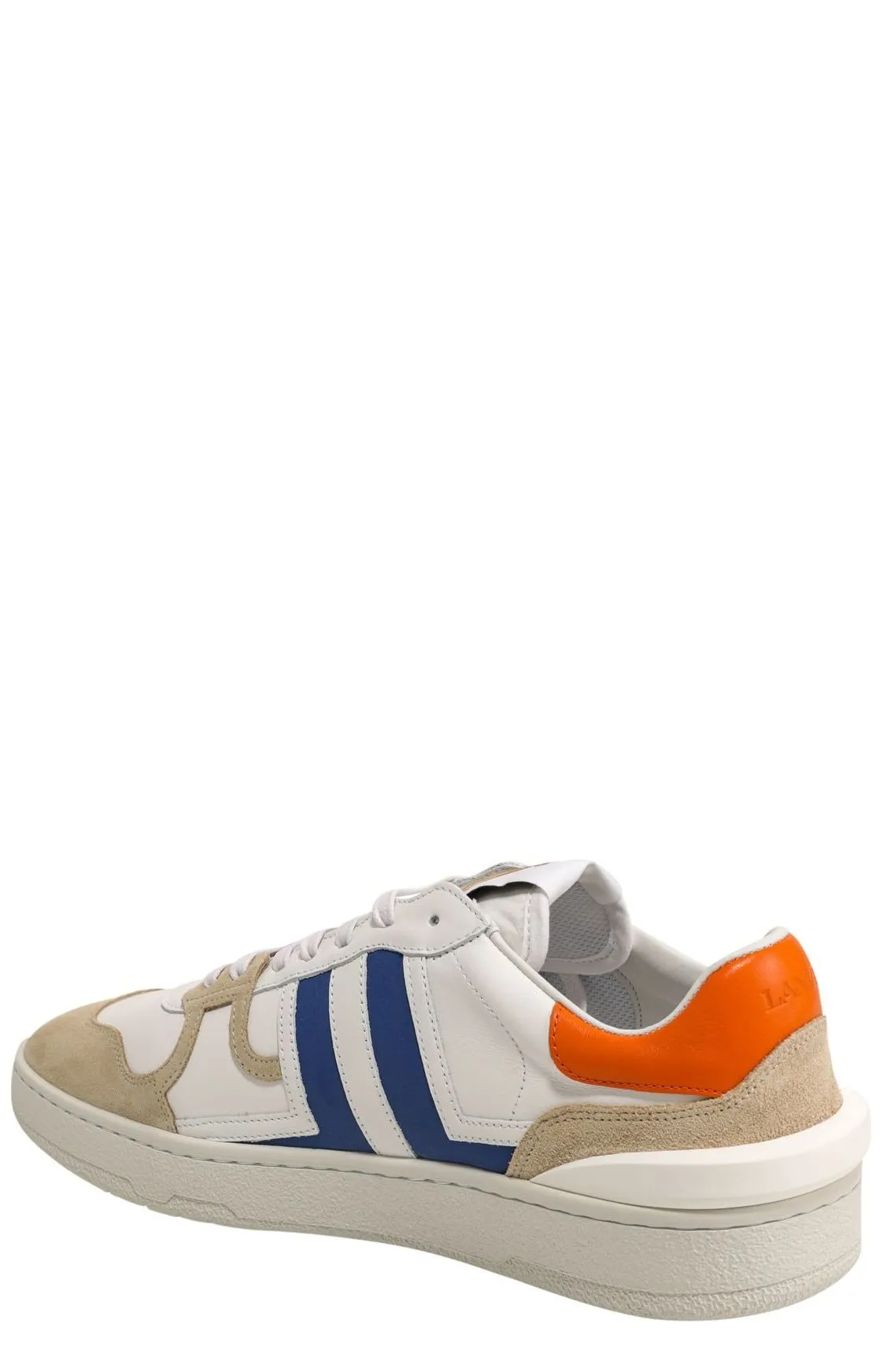Lanvin Clay Panelled Low-Top Sneakers