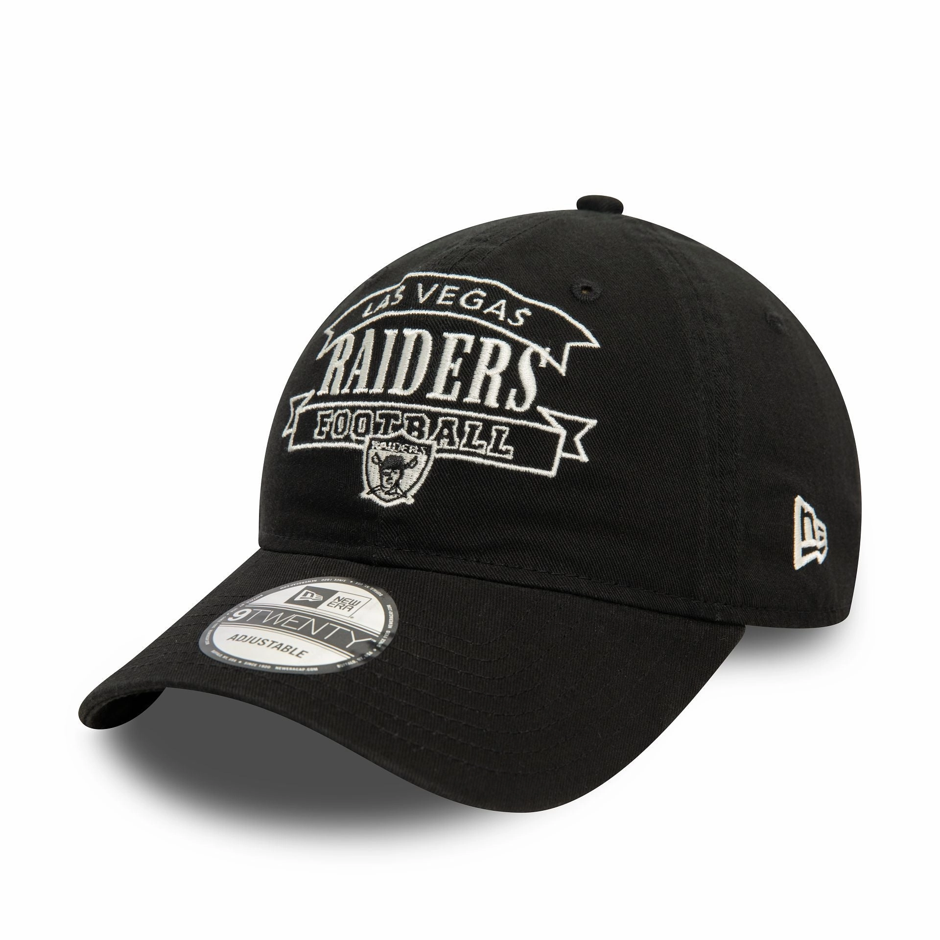 Las Vegas Raiders Retro NFL Black 9TWENTY Cloth Strap
