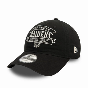 Las Vegas Raiders Retro NFL Black 9TWENTY Cloth Strap