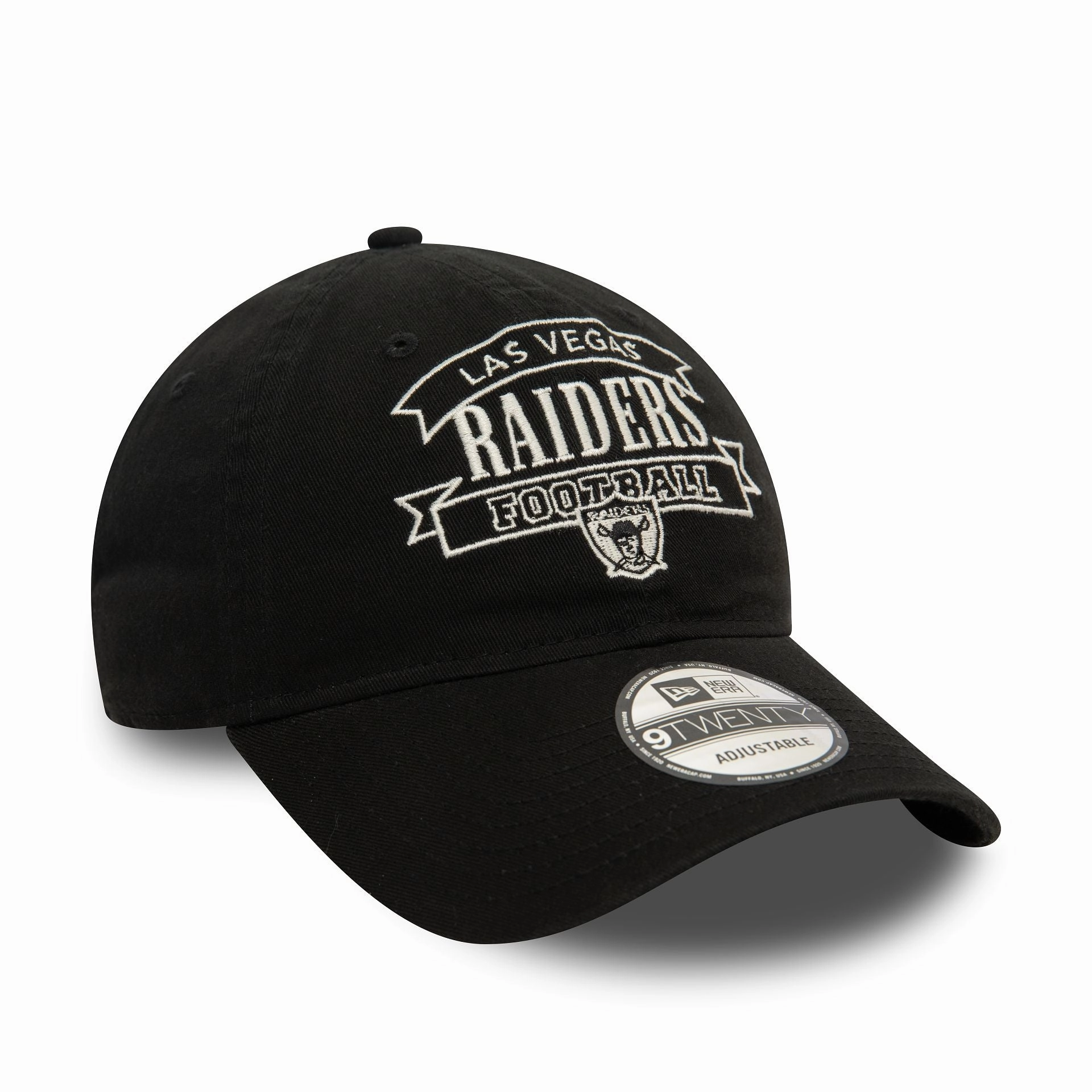 Las Vegas Raiders Retro NFL Black 9TWENTY Cloth Strap