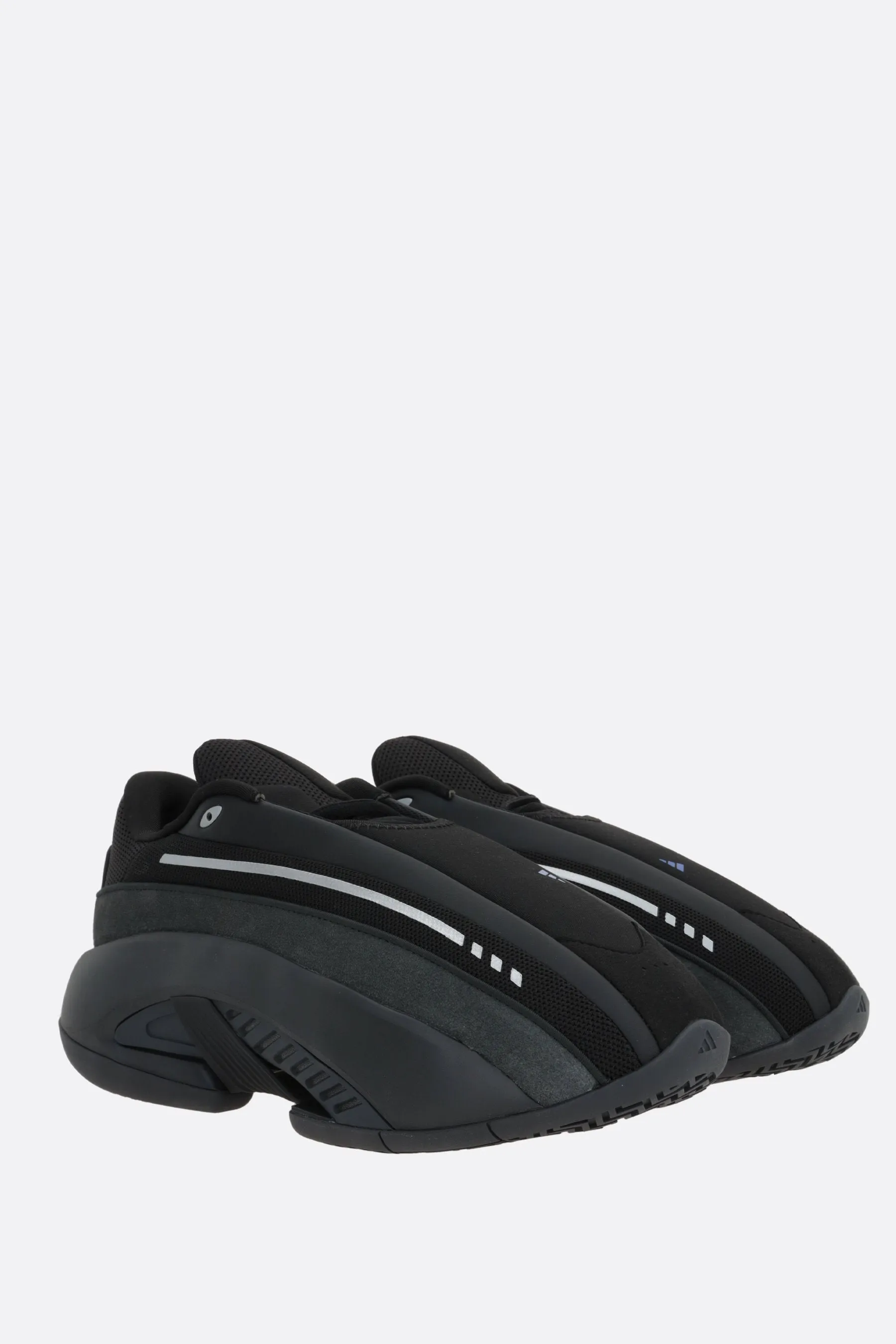 Mad Iiinfinity neoprene. mesh and suede sneakers