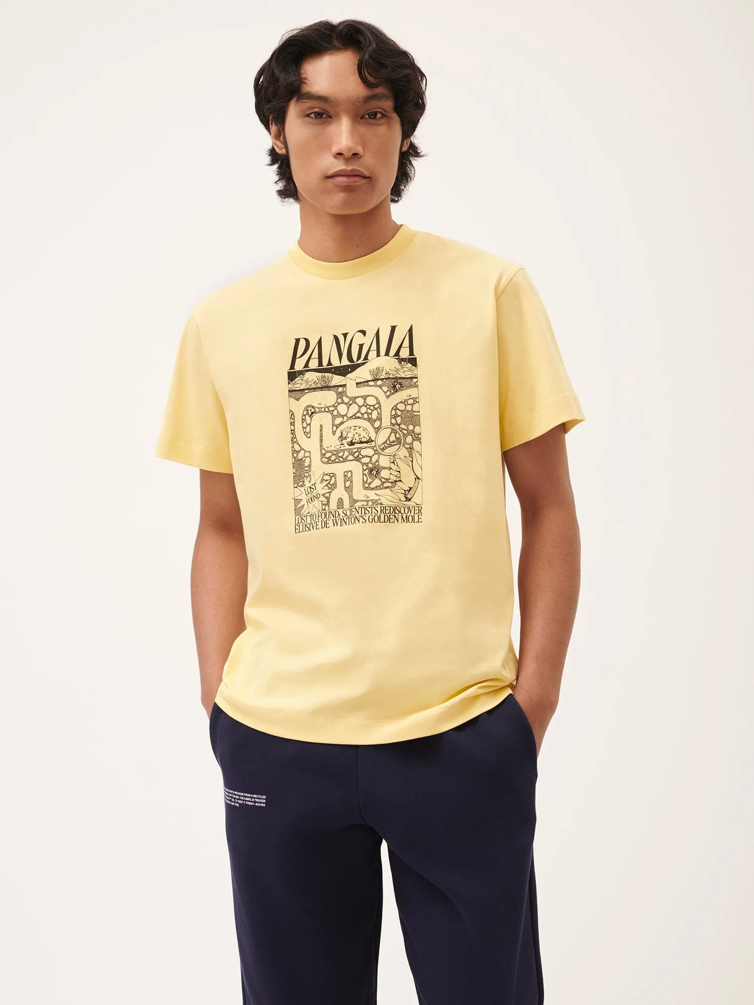 Mens Elusive Mole Hope T-Shirt—sunbeam yellow