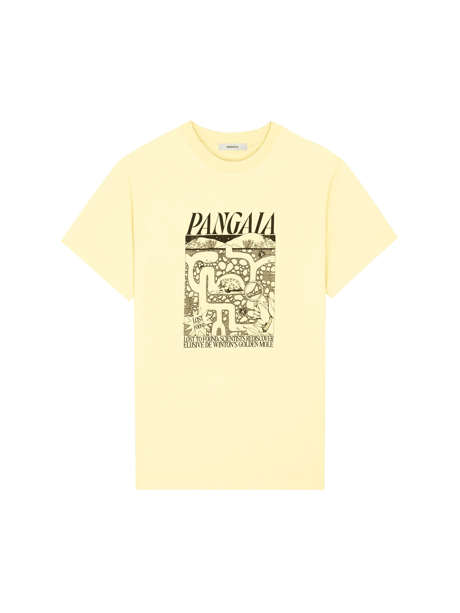 Mens Elusive Mole Hope T-Shirt—sunbeam yellow