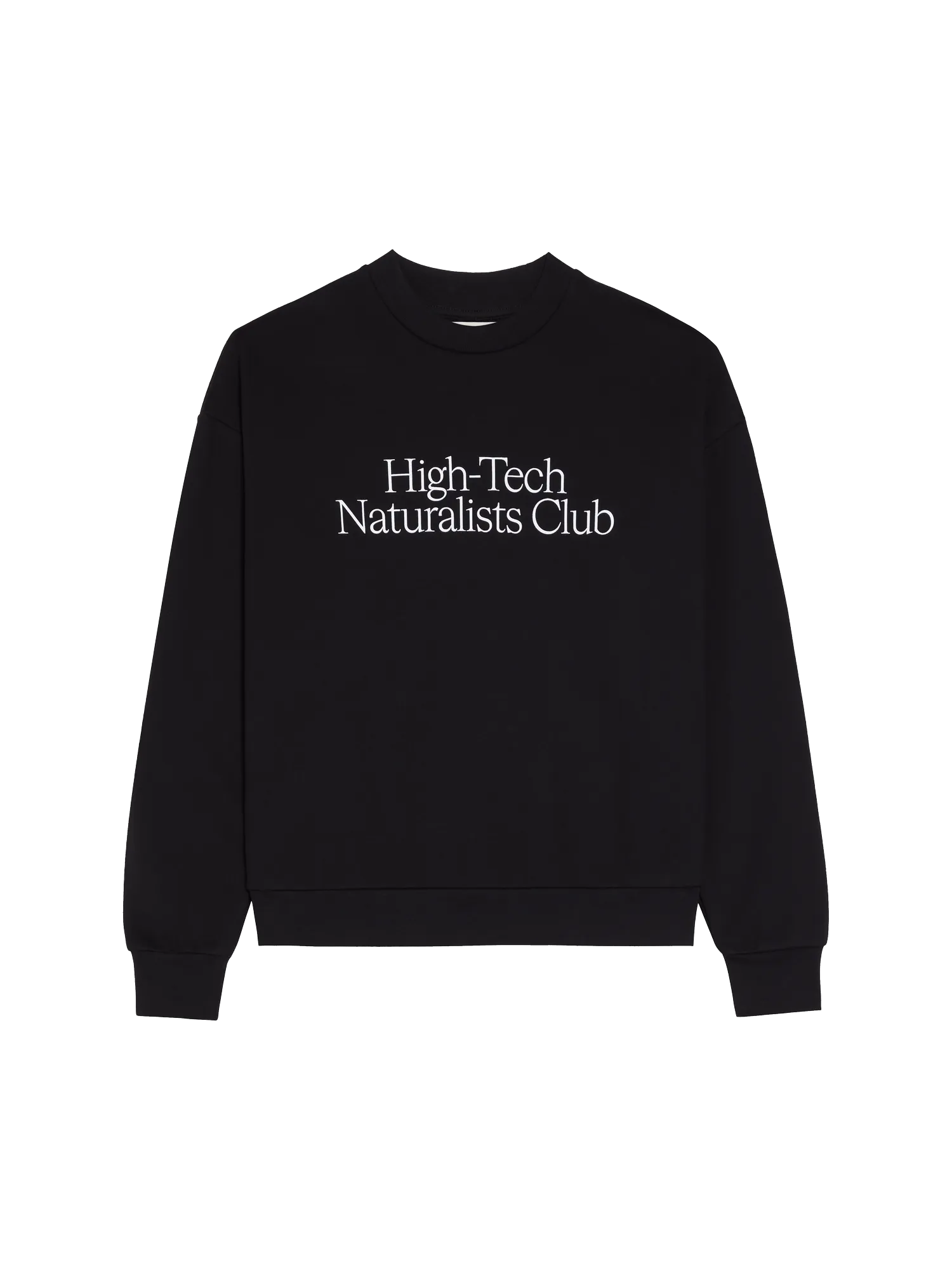 Mens High-Tech Naturalists Club Sweatshirt—black