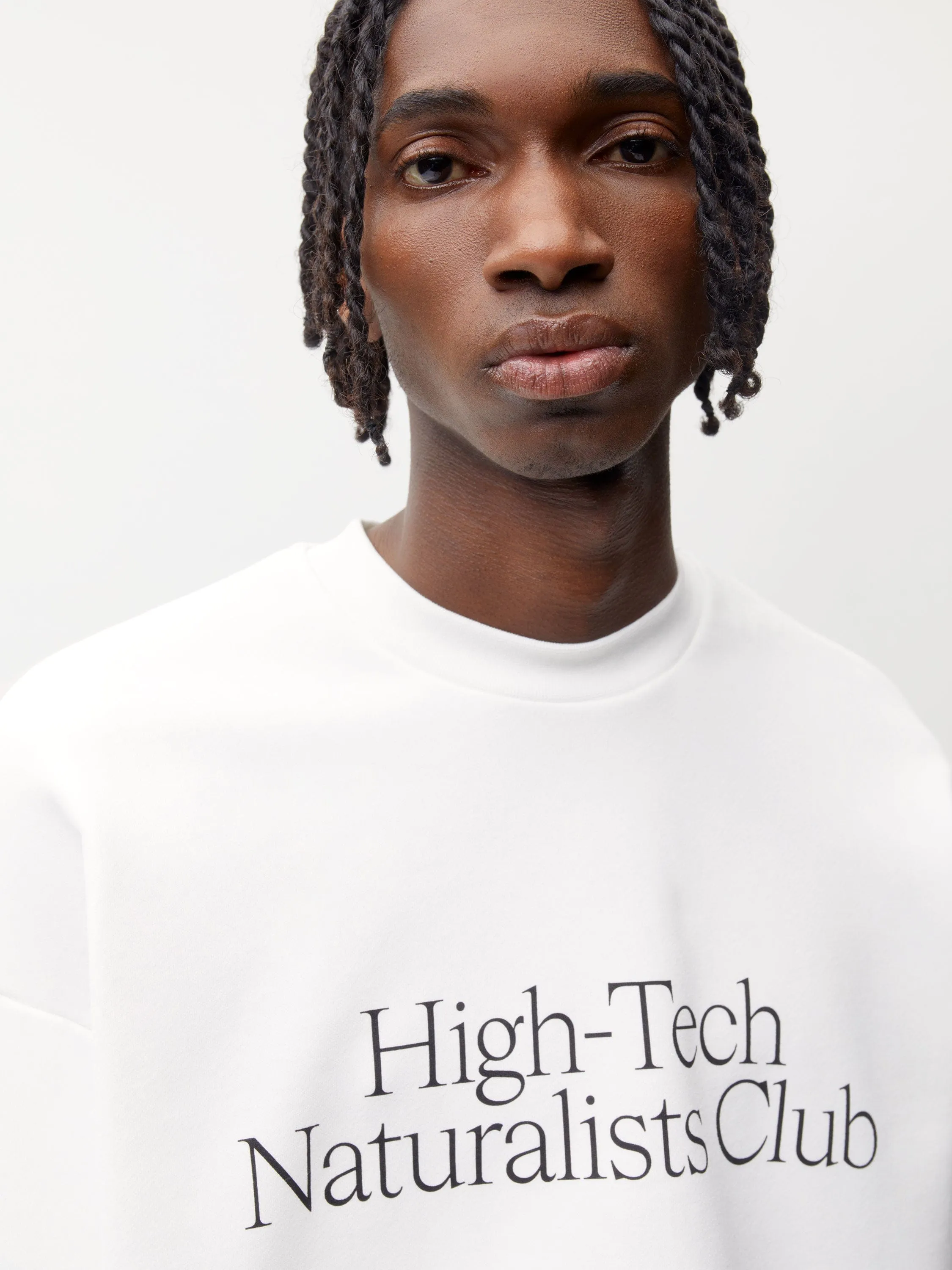 Mens High-Tech Naturalists Club Sweatshirt—off-white