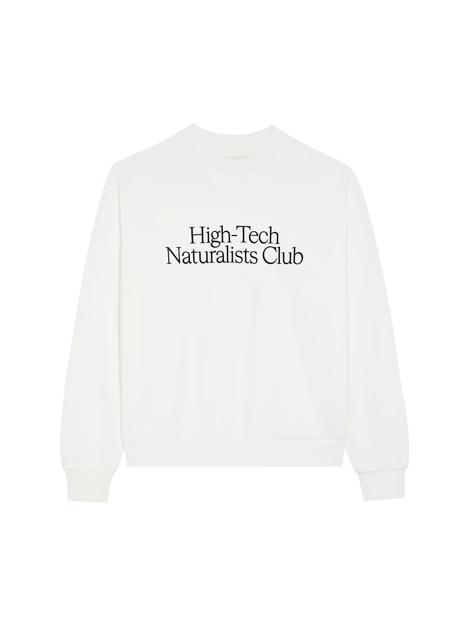 Mens High-Tech Naturalists Club Sweatshirt—off-white