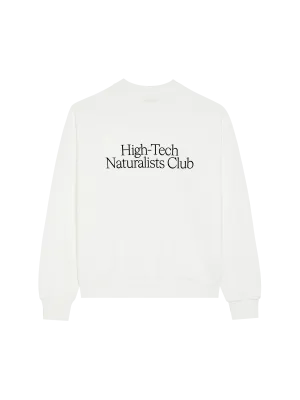 Mens High-Tech Naturalists Club Sweatshirt—off-white