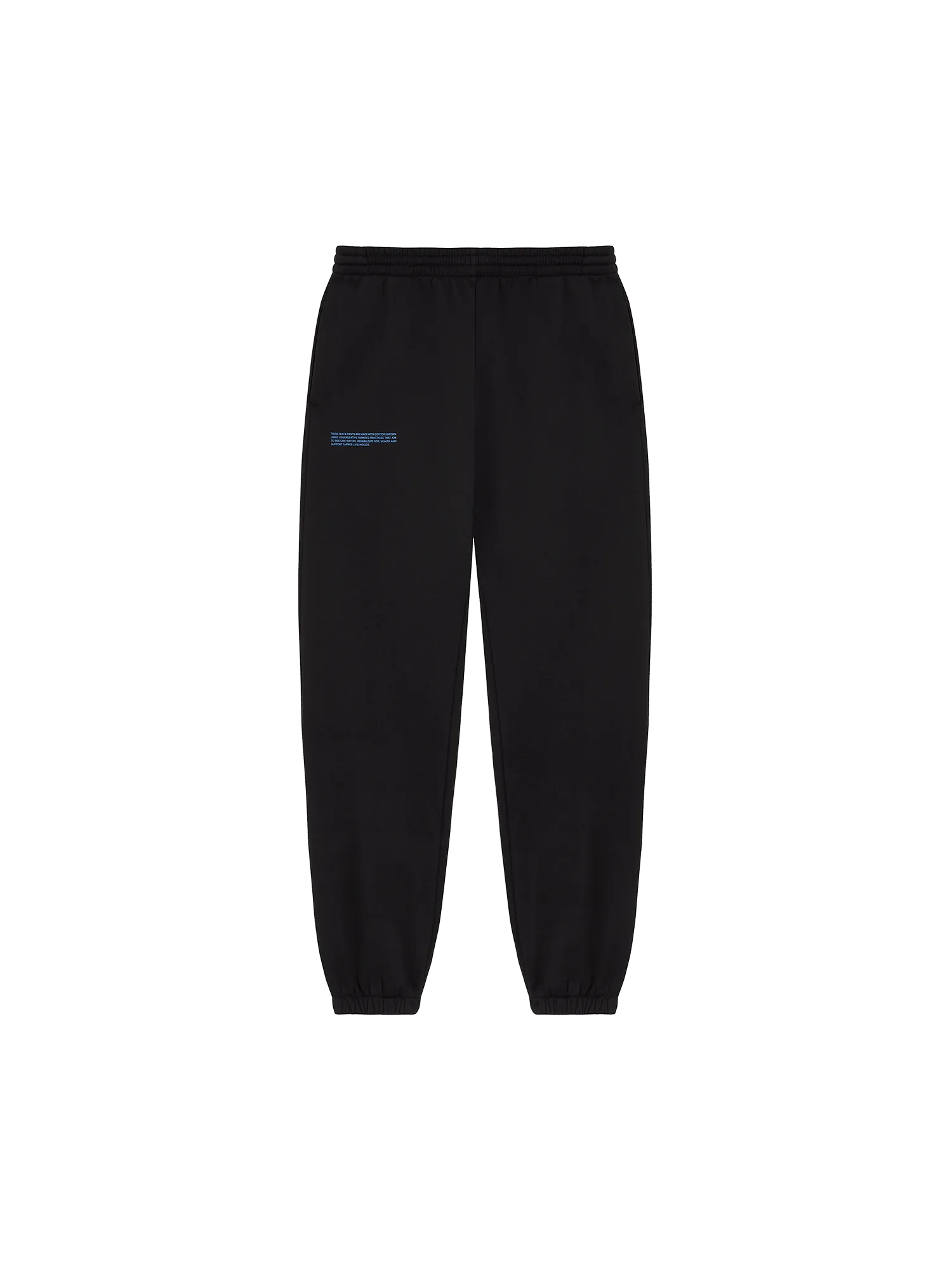 Mens In Conversion Cotton Track Pants—black