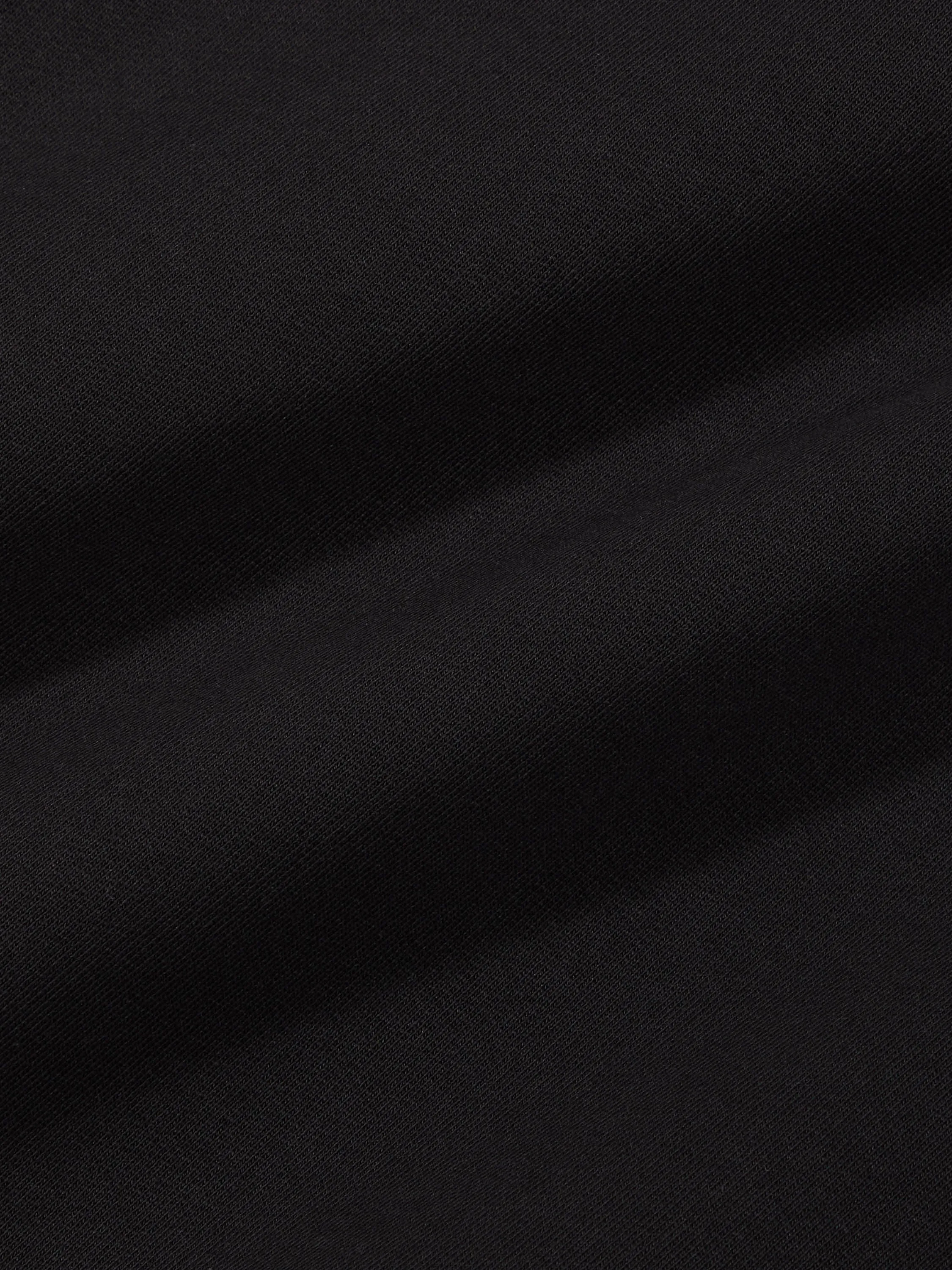 Mens In Conversion Cotton Track Pants—black