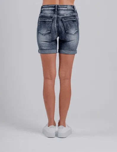 Mi Moso Boyfriend Short Blue