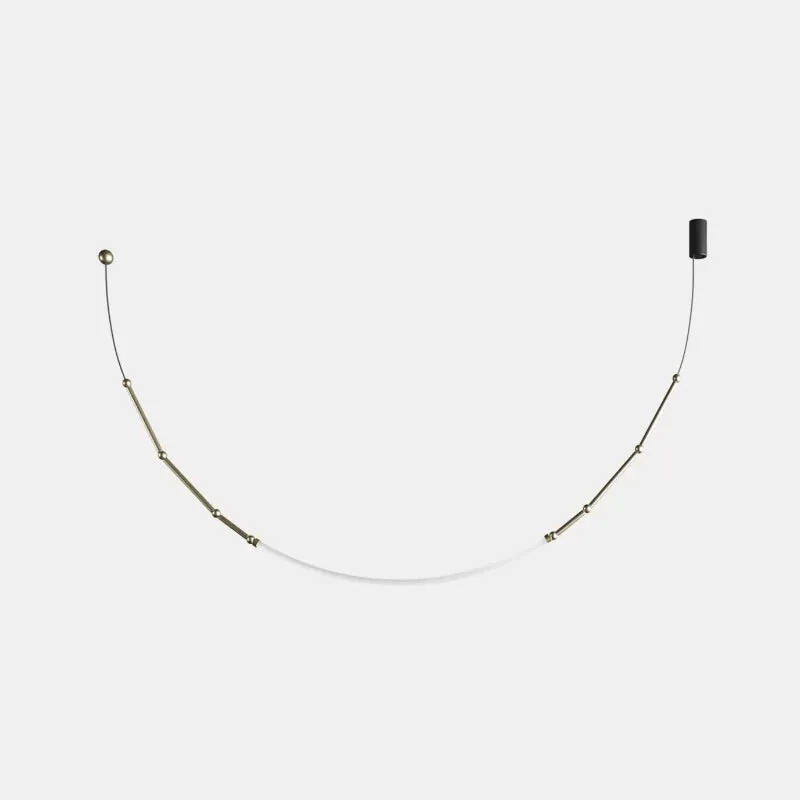 Minimalist Adjustable Curved Pendant Light