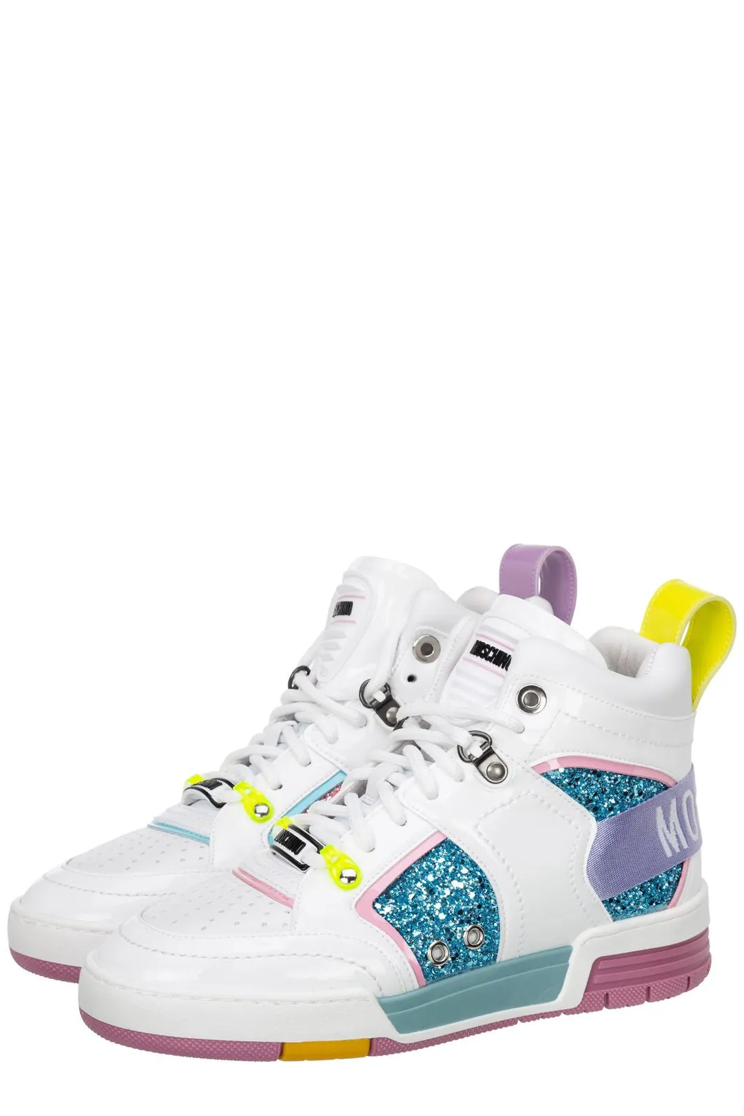 Moschino Logo Detailed Lace-Up Sneakers