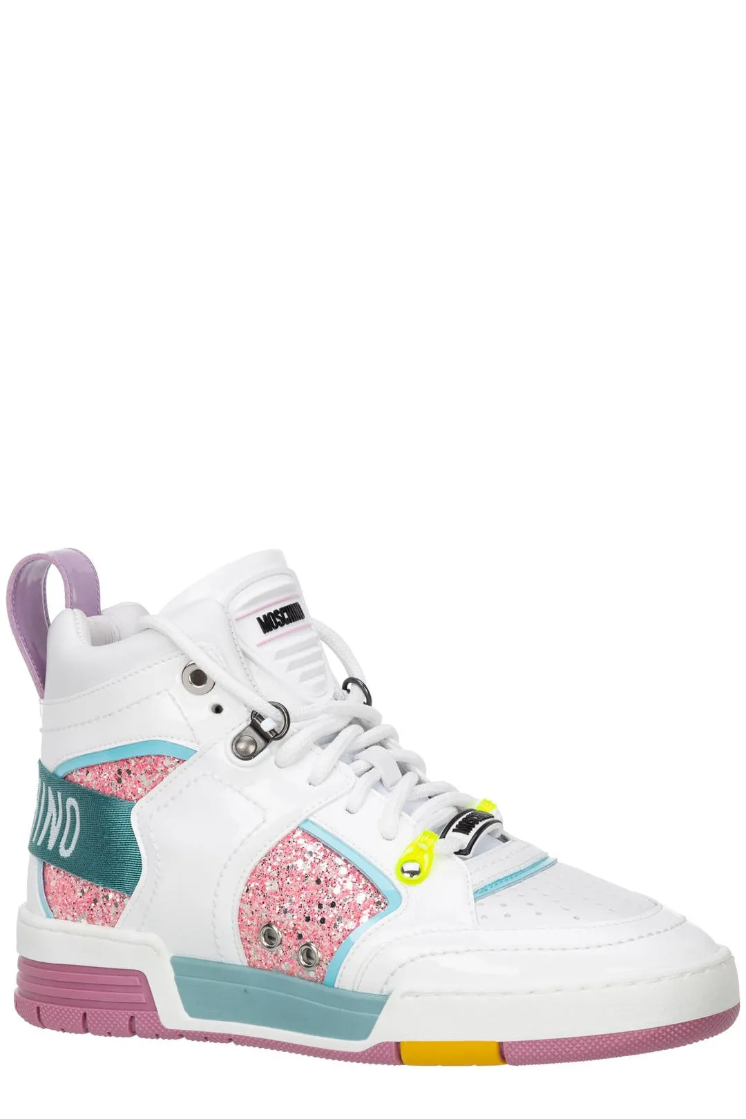 Moschino Logo Detailed Lace-Up Sneakers