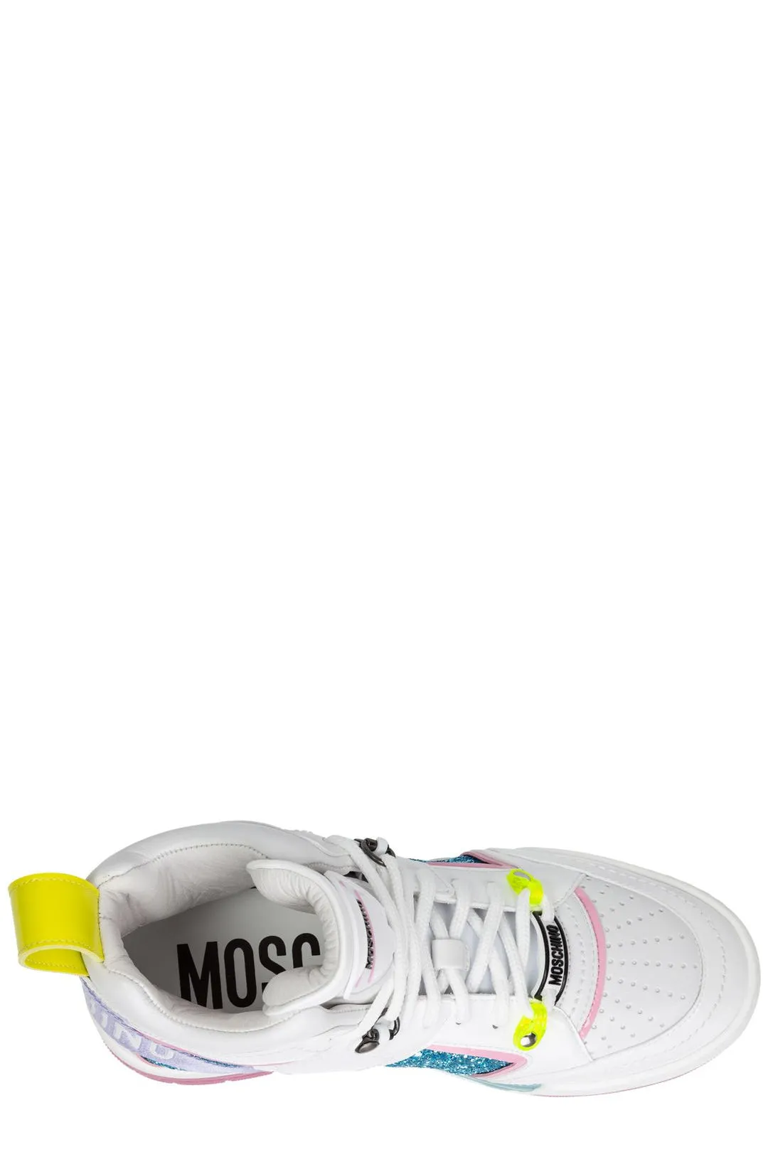 Moschino Logo Detailed Lace-Up Sneakers