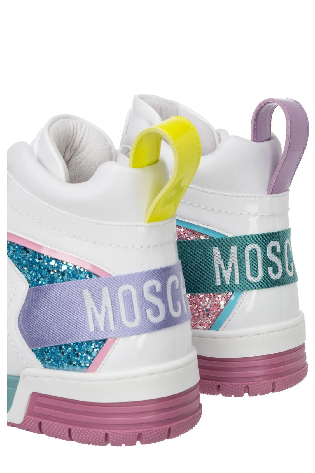 Moschino Logo Detailed Lace-Up Sneakers
