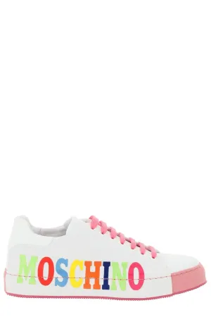 Moschino Logo Printed Low-Top Sneakers