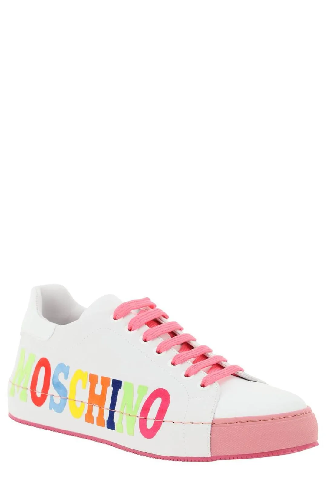 Moschino Logo Printed Low-Top Sneakers