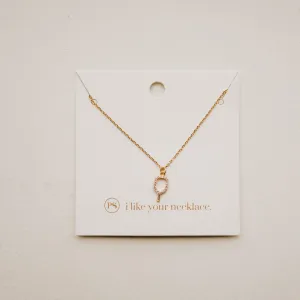 Pave The Way Pickleball Necklace