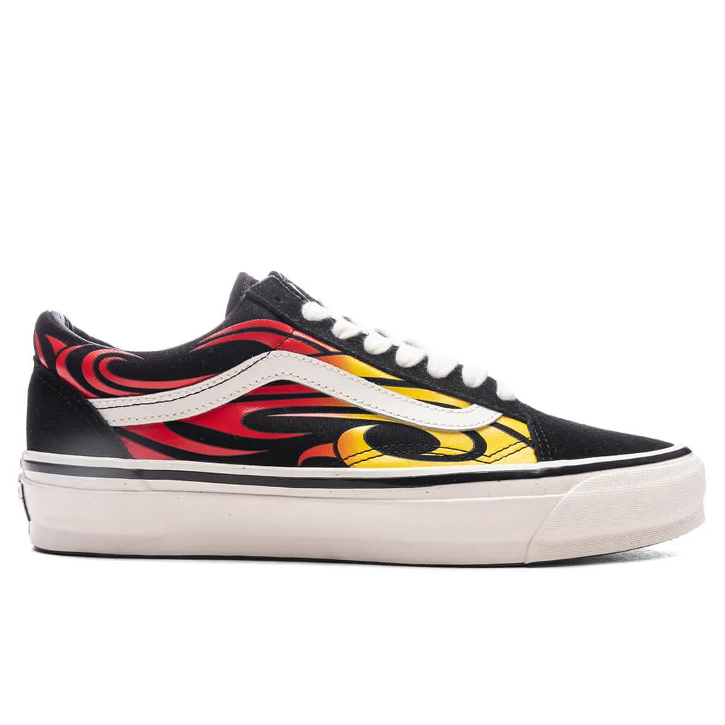 Premium Old Skool Y2K Flame - Black/White