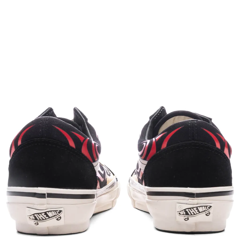 Premium Old Skool Y2K Flame - Black/White