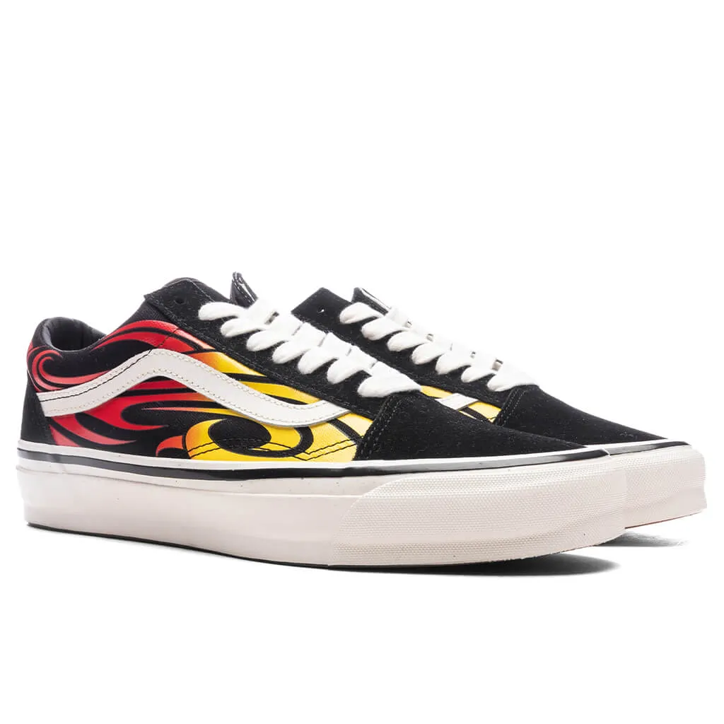 Premium Old Skool Y2K Flame - Black/White