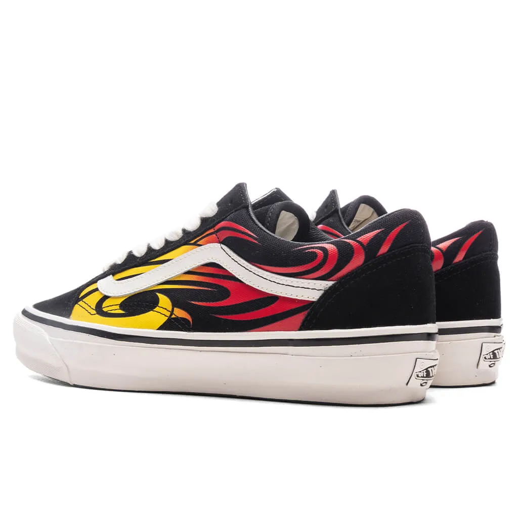 Premium Old Skool Y2K Flame - Black/White