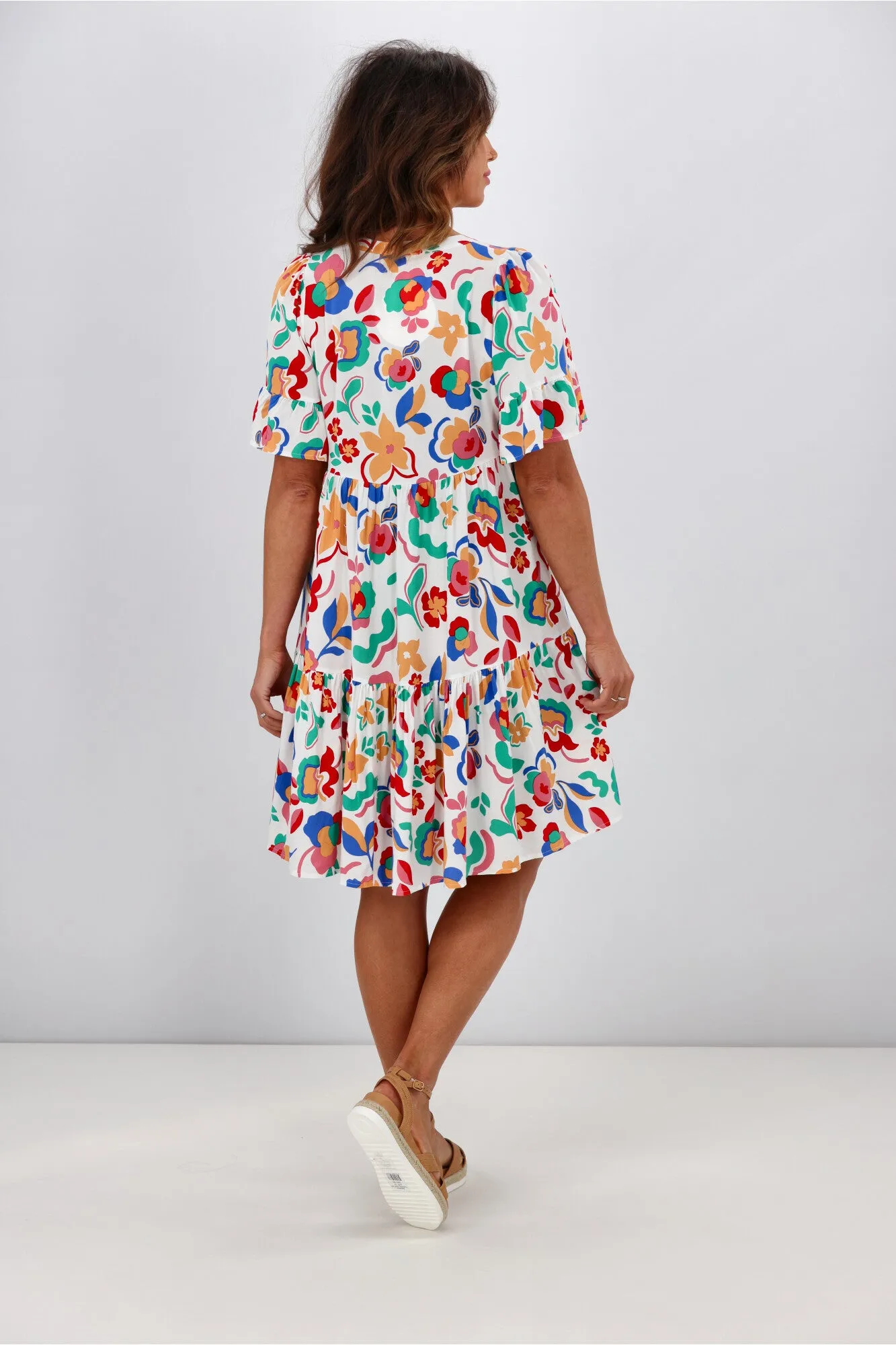 Salty Bright Daisy Mini Dress Multi
